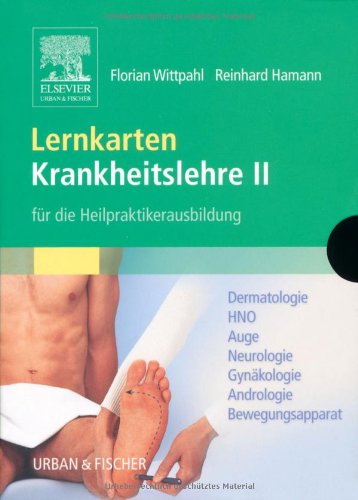 Lernkarten Krankheitslehre II für die Heilpraktikerausbildung Medicine