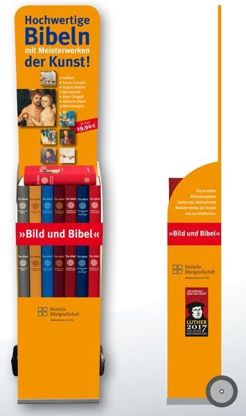 Die Lutherbibel mit Meisterwerken der Kunst + Verkaufstrolley: 15 Bibeln im Verkaufstrolley Film, Art & Culture