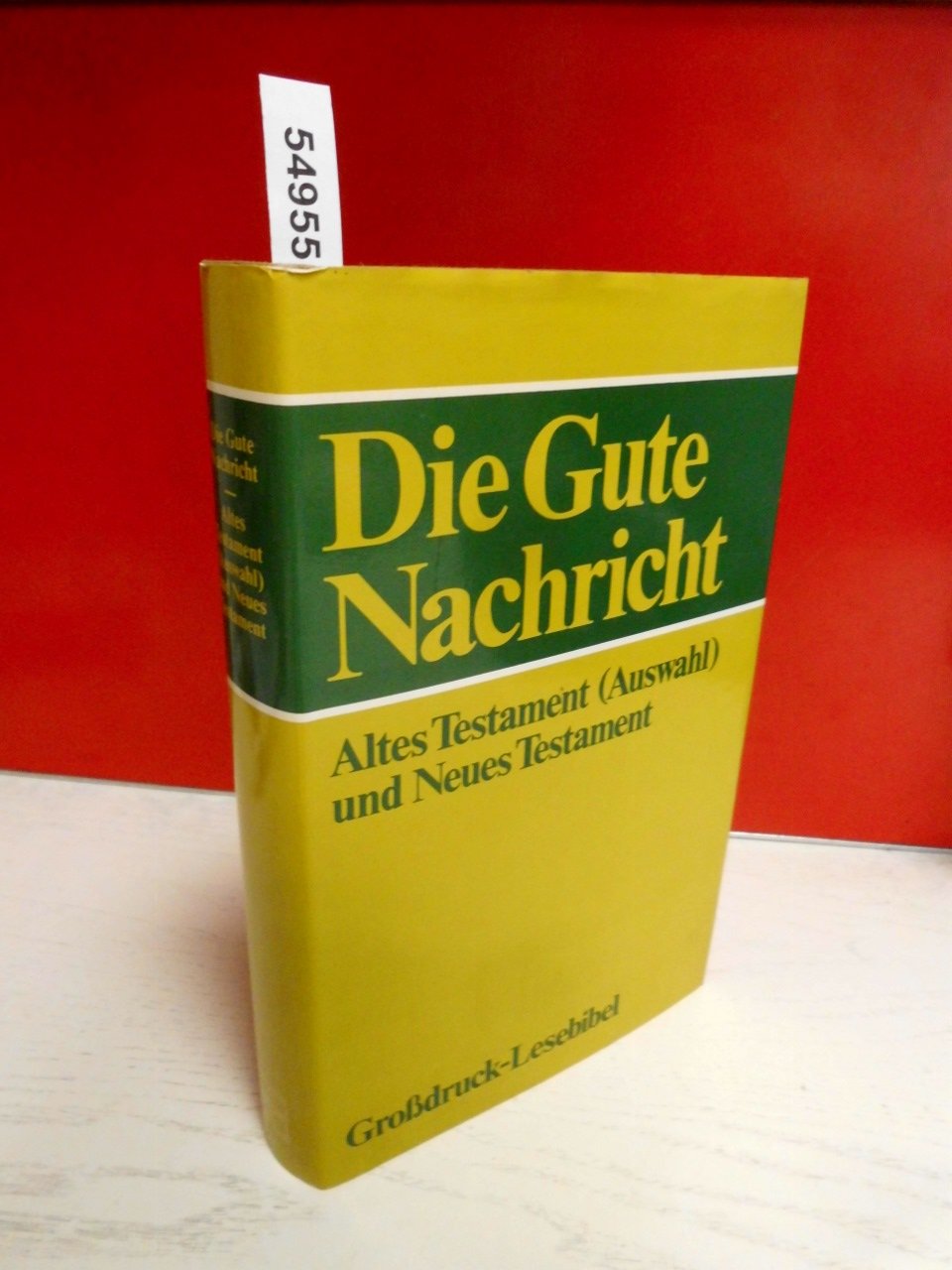 Bibelausgaben, Die Gute Nachricht AT und NT, Großdruck-Lesebibel (Nr.1555): Grossdruck-Lesebibel Fiction