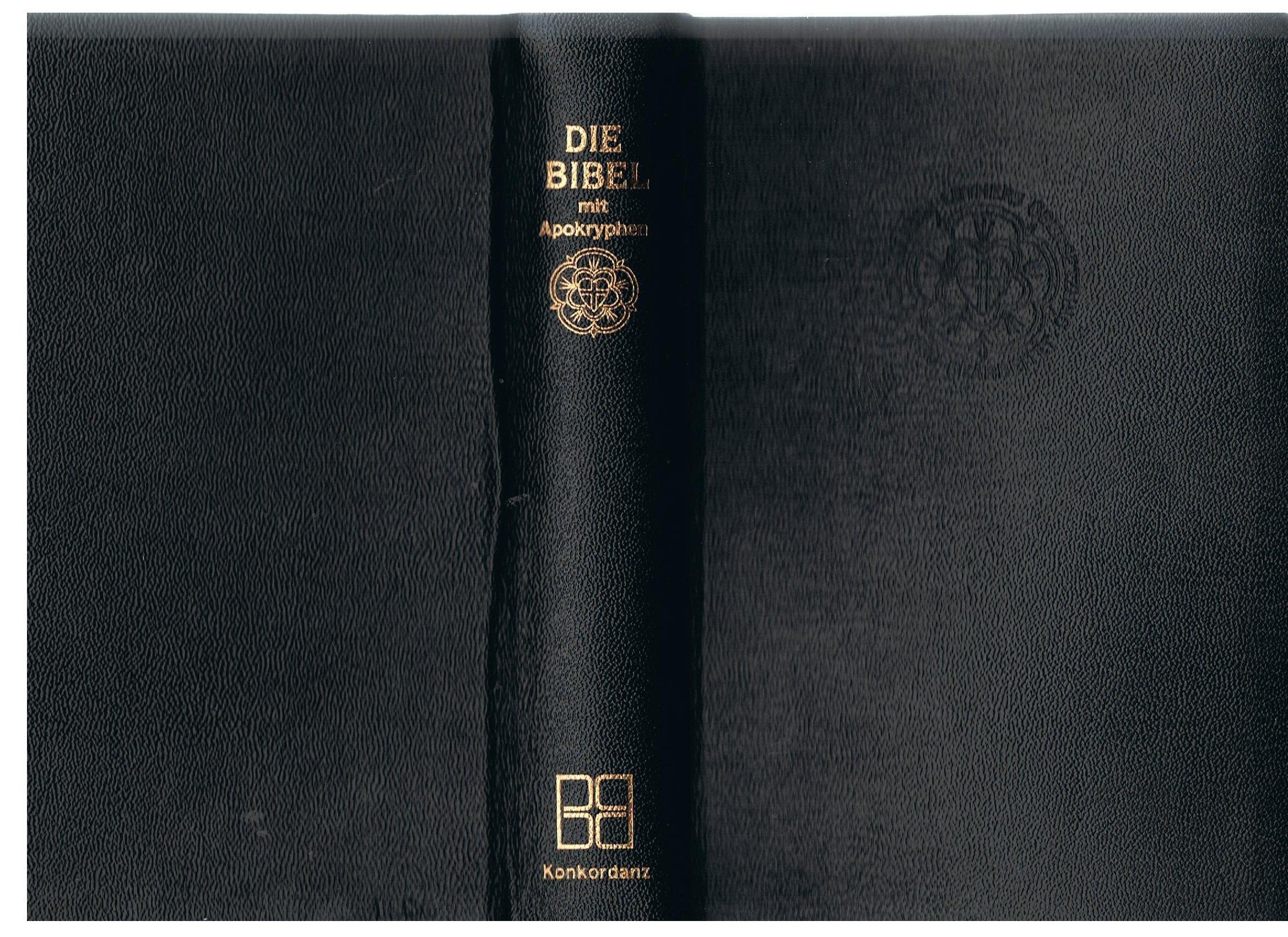 Bibelausgaben, Lutherbibel mit Apokryphen und Wortkonkordanz (Nr.1583) Film, Art & Culture