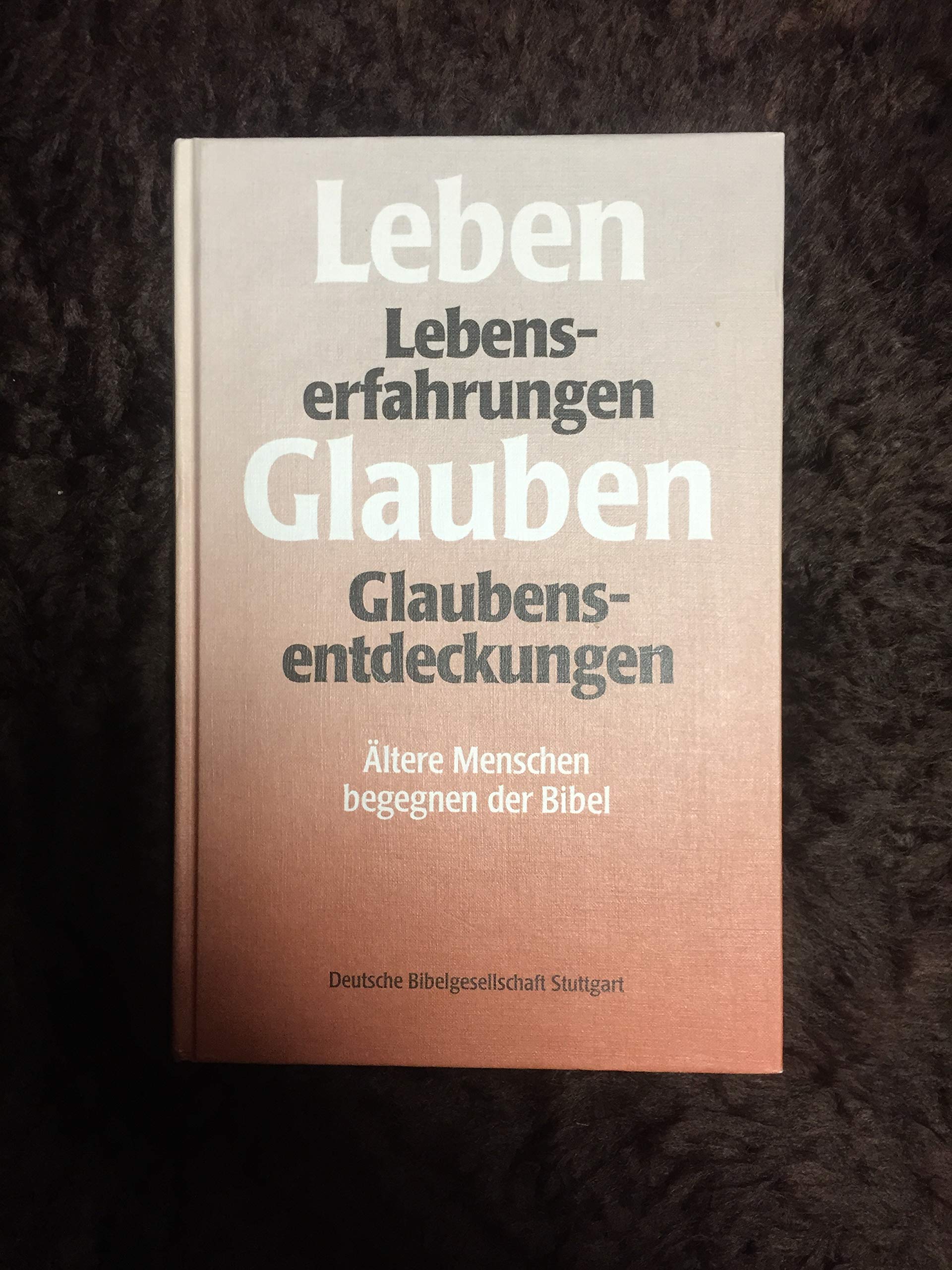 Lebenserfahrungen - Glaubensentdeckungen. Ältere Menschen begegnen der Bibel Books