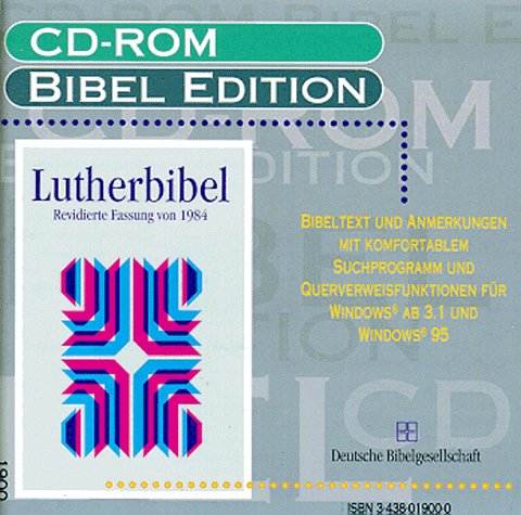 Die Bibel, Schulausg., CD-ROM u. BuchLutherbibel, revidierte Fassung von 1984. Mit Apokryphen. CD-ROM f. Windows 3.1/95 Other software