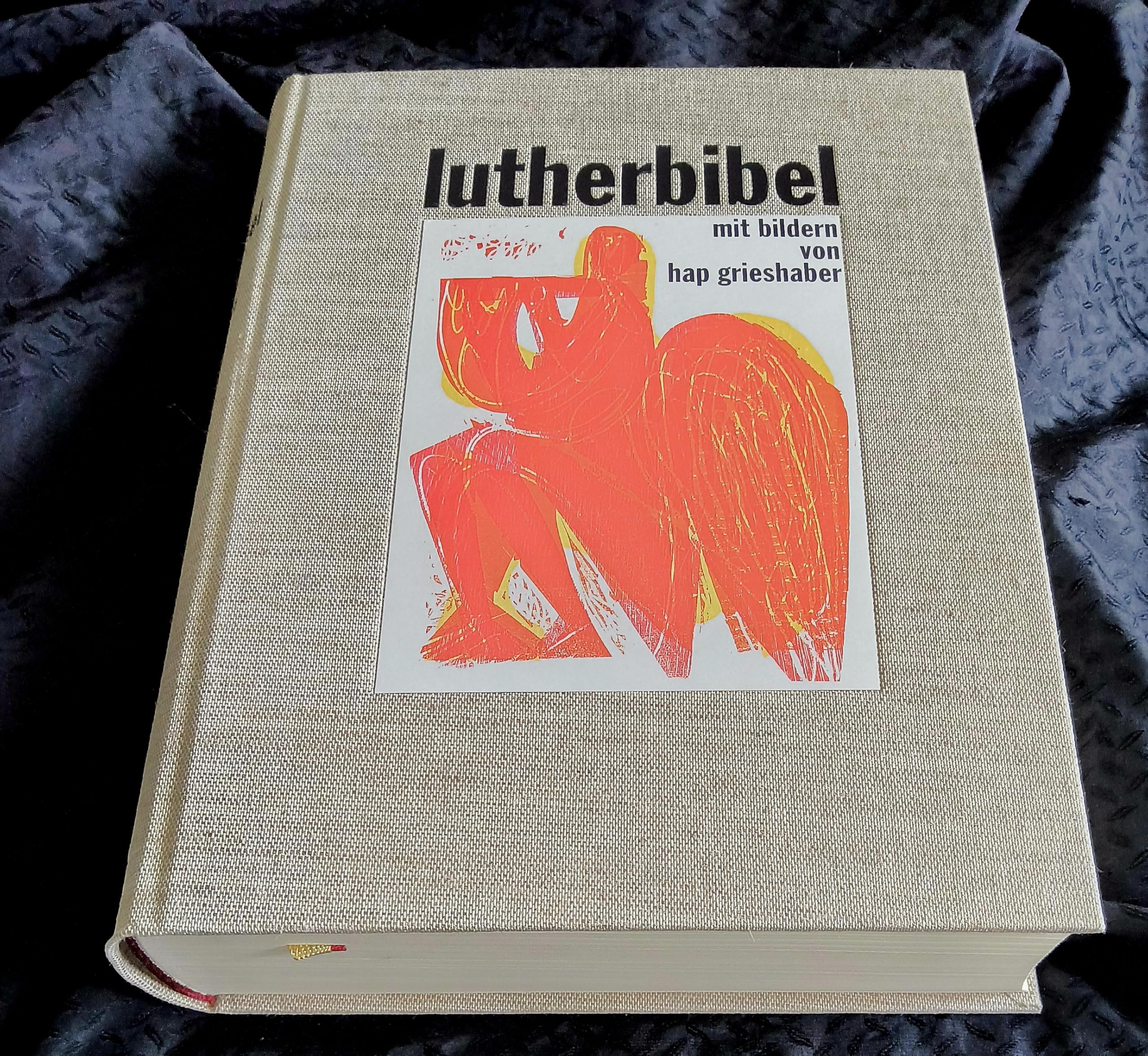 Bibelausgaben, Lutherbibel mit Bildern von HAP Grieshaber (Nr.1928) Books