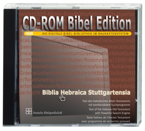 Biblia Hebraica Stuttgartensia, 1 CD-ROM: Für Windows 95/98/ME/NT/2000/XP. Hebräischer Bibeltext d. Ersten Testaments m. Suchprogramm Other software