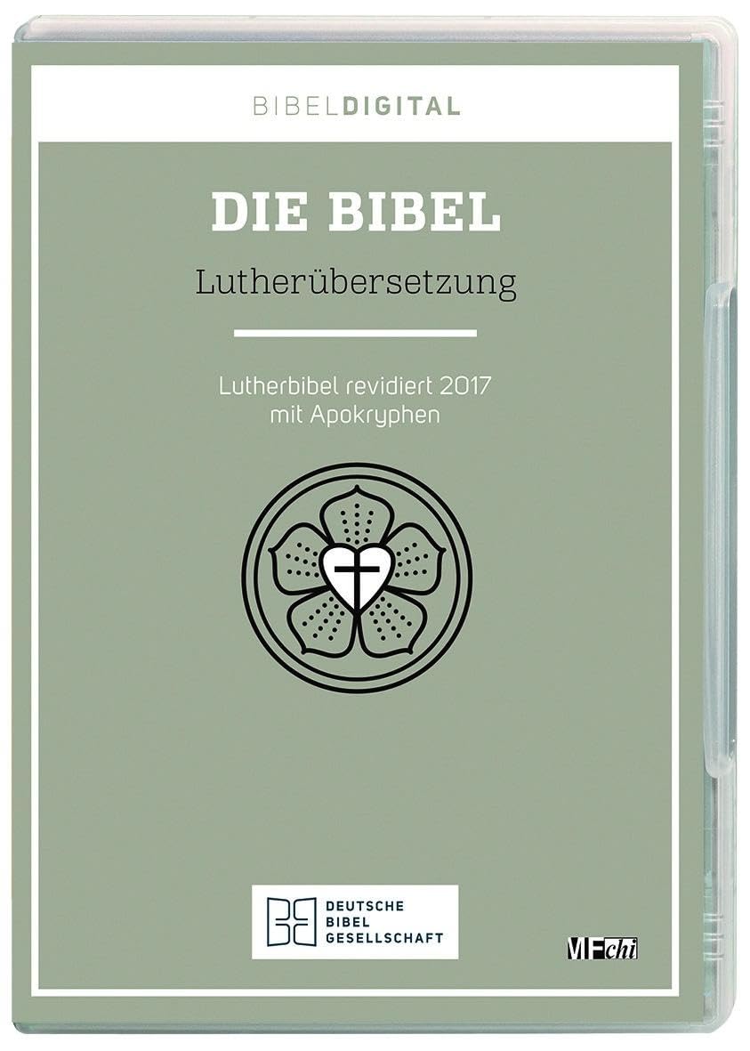 Lutherbibel revidiert 2017 - Reihe BIBELDIGITAL: Die Bibel nach Martin Luthers Übersetzung. Mit Apokryphen; CD-ROM in DVD-Box Religion & Esotericism
