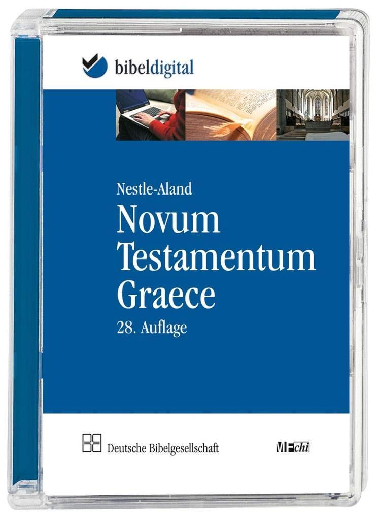 Novum Testamentum Graece (Nestle-Aland): 28. rev. Auflage mit textkritischem Apparat; Bibeltext mit Suchprogramm: Nestle-Aland. Mit textkritischem ... Textforschung (BIBELDIGITAL) Religion & Esotericism