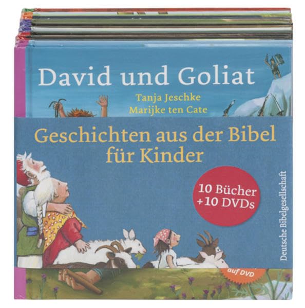 Geschichten aus der Bibel für Kinder: 10 Bilderbücher mit 10 DVDs in einer Box Non-fiction