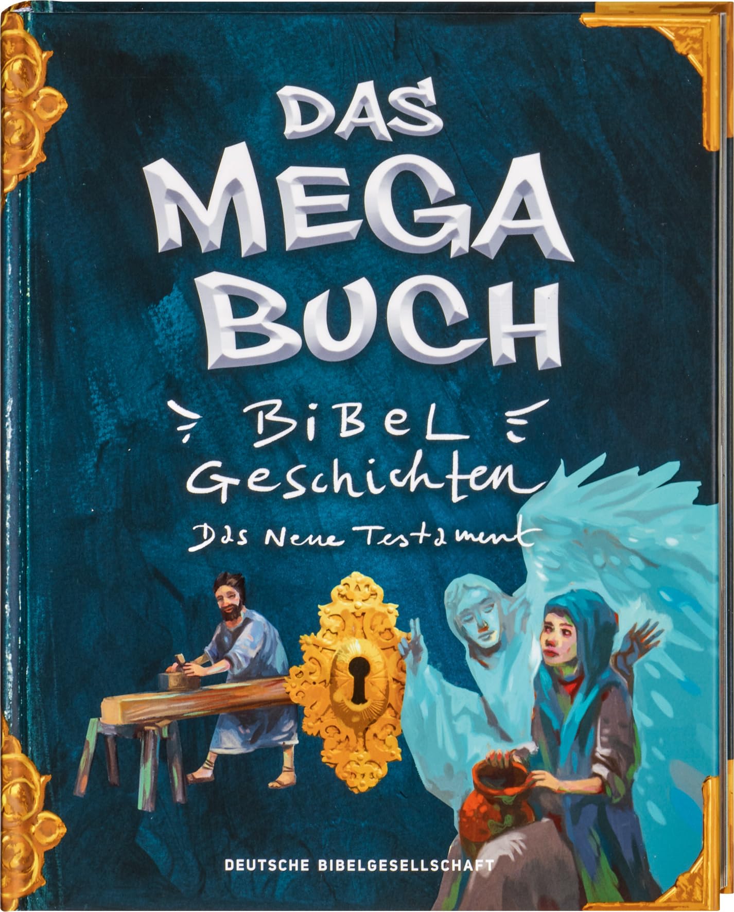 Das Mega-Buch. Bibelgeschichten. Das Neue Testament. Ein Mitmach-Buch mit Spielen und Rätseln zur Bibel inkl. Sticker. Geschichten von Jesus und seinen Jüngern: Für Kinder ab 8 Jahre Religion & Esotericism