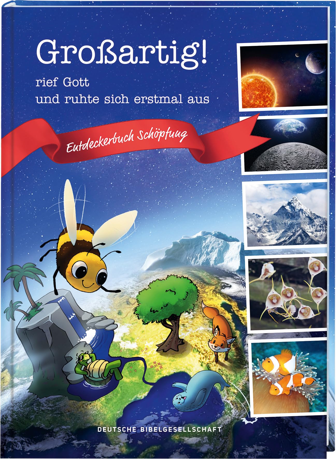 Großartig!, rief Gott und ruhte sich erstmal aus. Die Schöpfungsgeschichte neu entdecken: Bibelgeschichten für Kinder kombiniert mit spannendem Sachwissen. Ein Mitmachbuch ab 7 Jahren. Non-fiction
