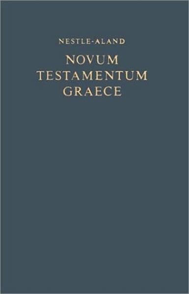 Bibelausgaben, Novum Testamentum Graece (Nr.5101): Einf. in dtsch. u. engl. Sprache. (Novum Testamentum Graece. Taschenausgabe) Religion & Esotericism