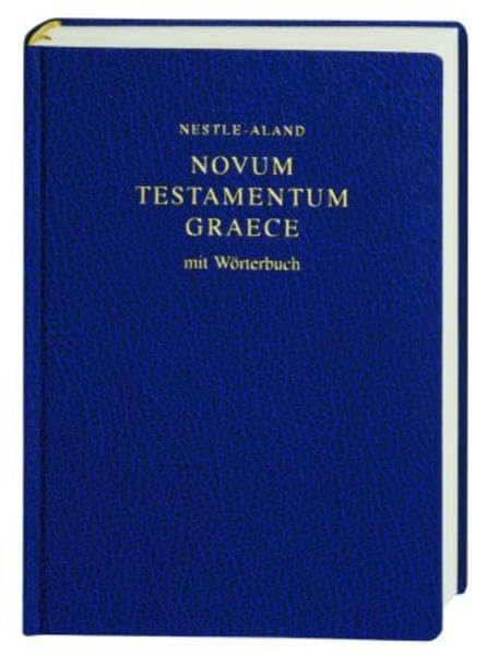 Novum Testamentum Graece. Und: Kleines Wörterbuch zum Neuen Testament in einem Band Arts & Music