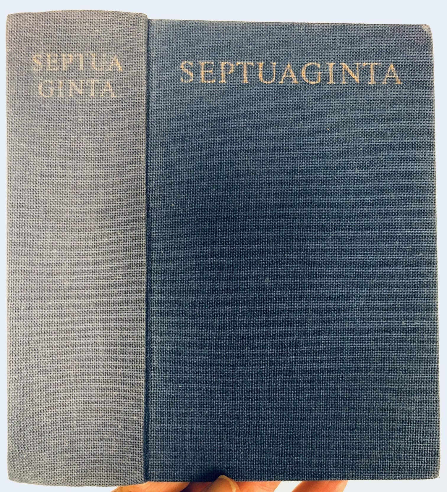 Bibelausgaben, Septuaginta in 1 Bd., blau (Nr.5121): Vetus Testamentum Graece iuxta LXX interpretes Contemporary literature