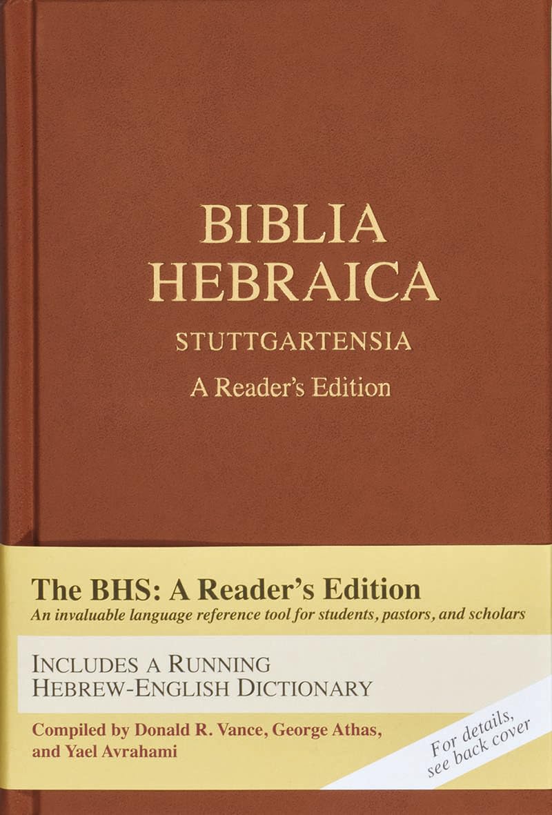Biblia Hebraica Stuttgartensia: A Reader's Edition - Hardcoverausgabe Religion & Esotericism