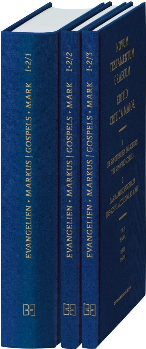 ECM I/2. Markusevangelium. Gesamtband: Novum Testamentum Graecum. Editio Critica Maior (Editio Critica Major (ECM)) Social Sciences