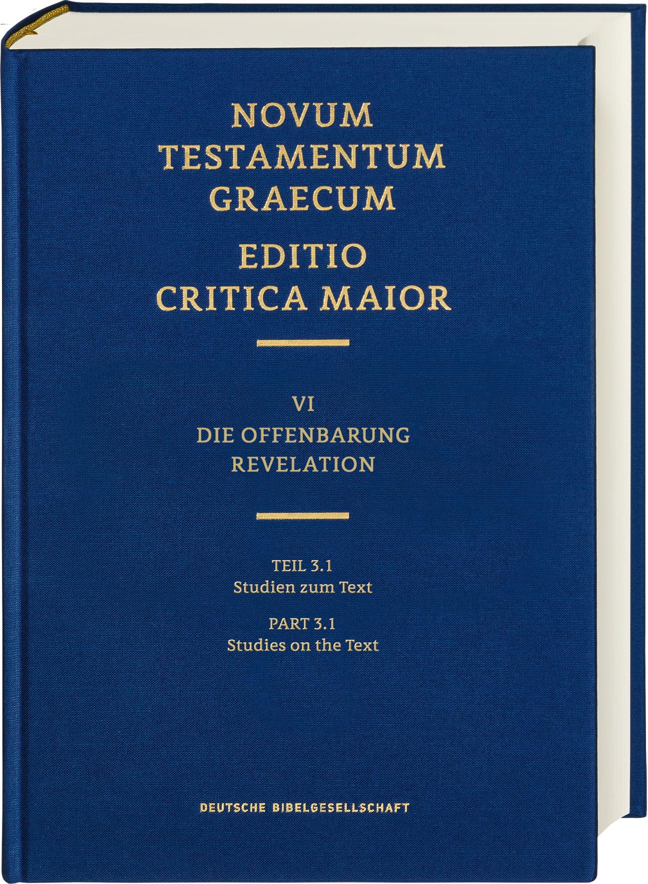ECM VI/3.1. Offenbarung. Studien zum Text Social Sciences