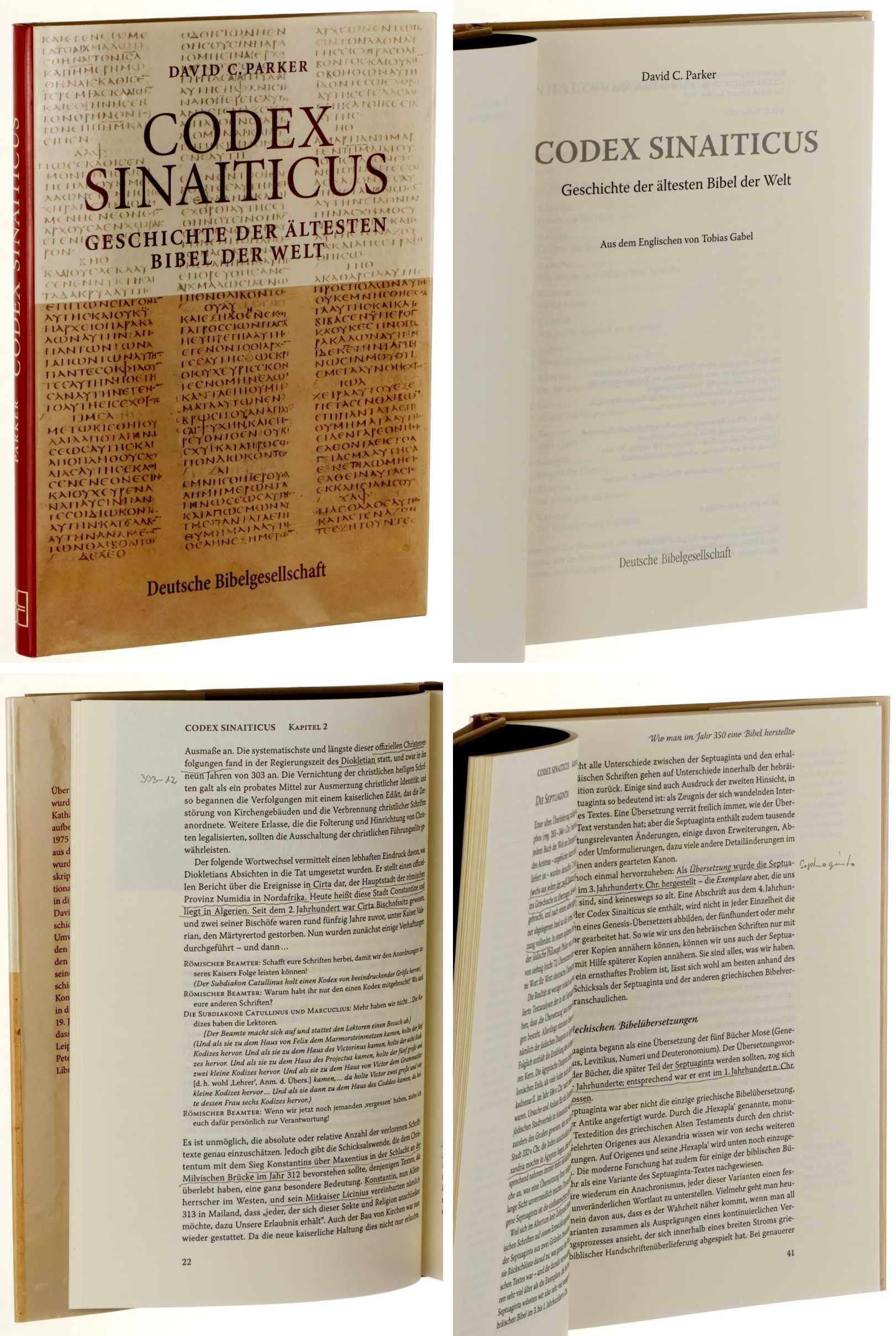 Der Codex Sinaiticus: Geschichte der ältesten Bibel der Welt Natural Sciences