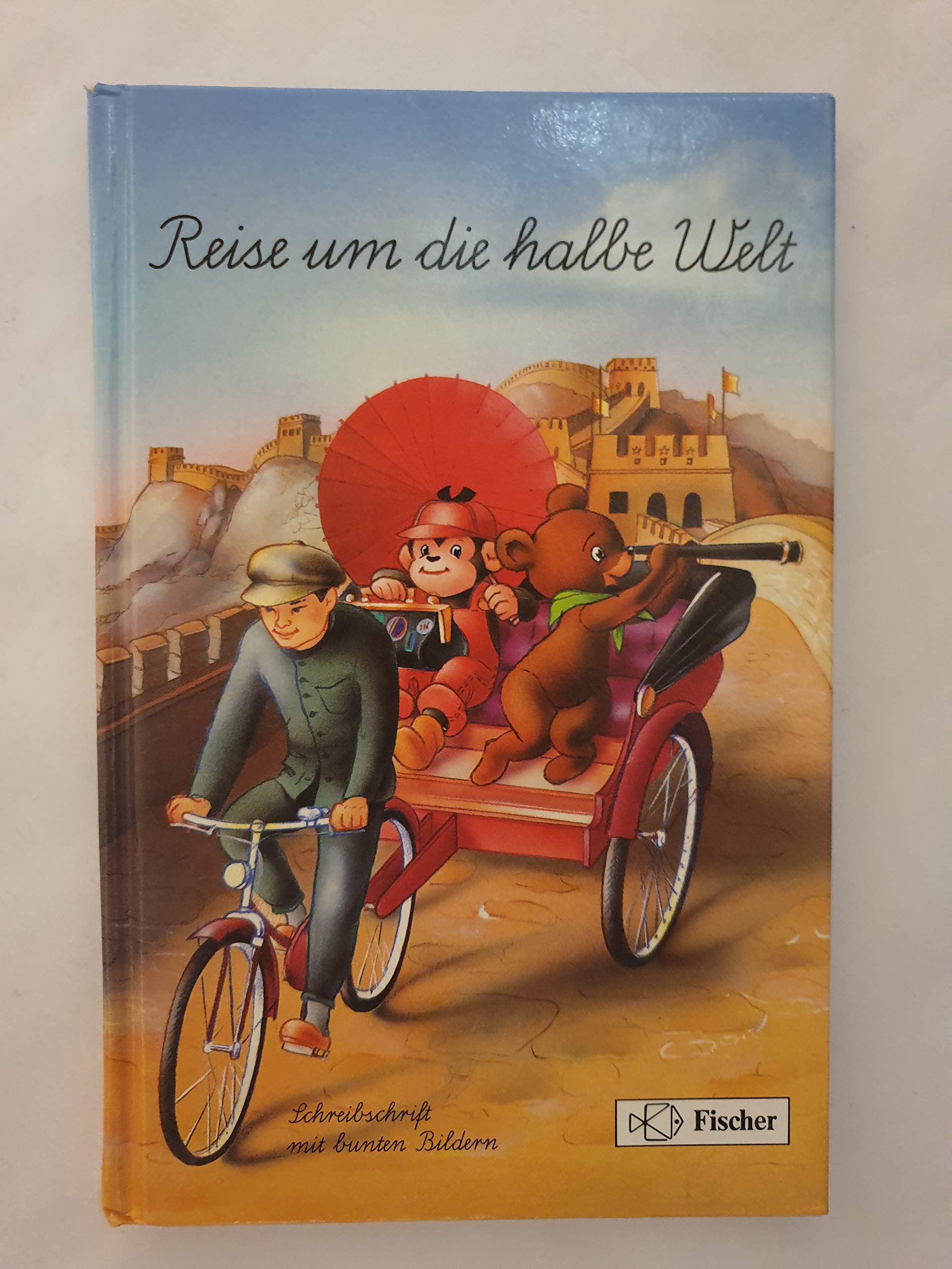 Reise um die halbe Welt. Schreibschrift Books