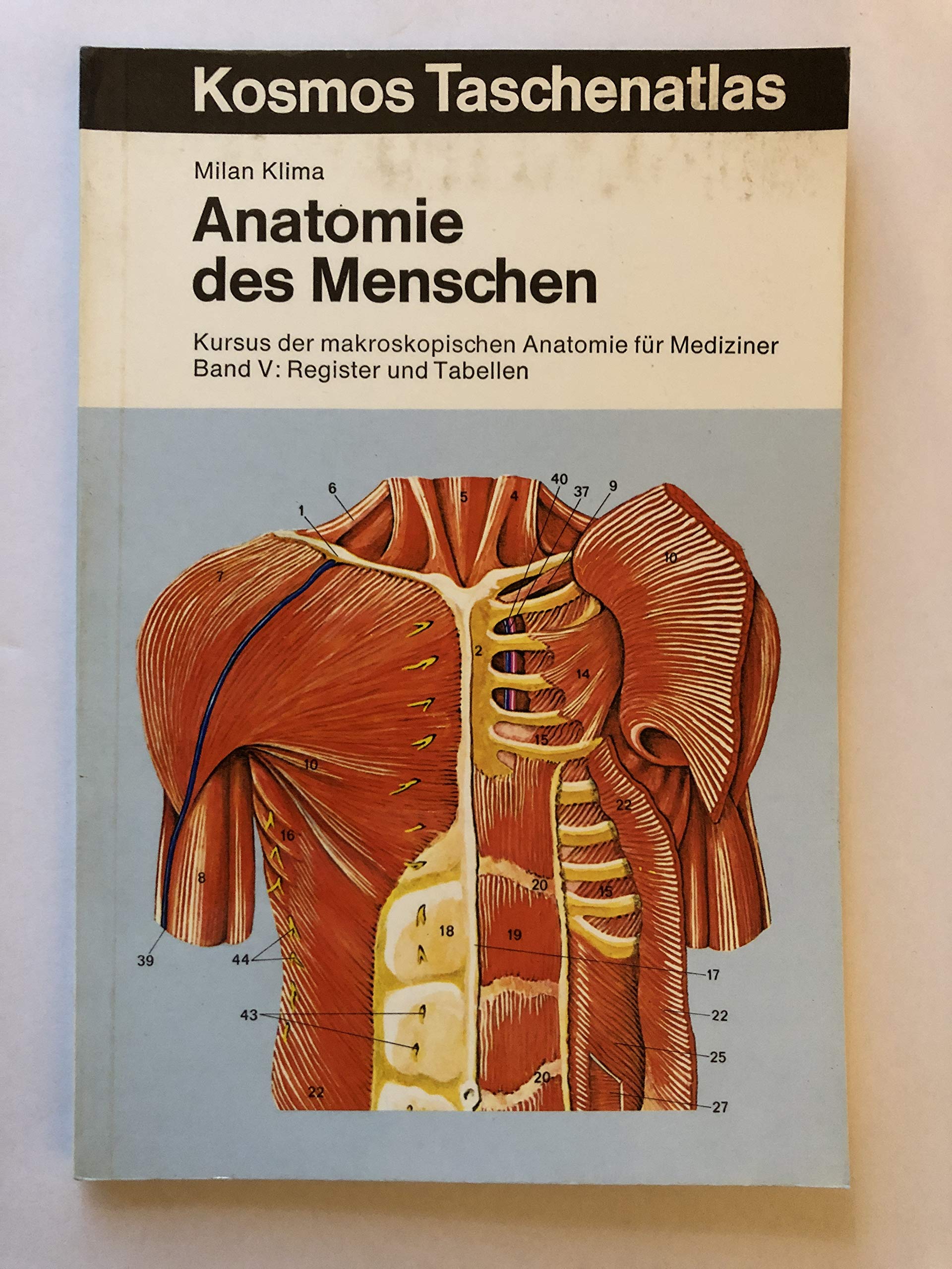 Anatomie des Menschen V. Register und Tabellen. Kursus der makroskopischen Anatomie für Mediziner Medicine