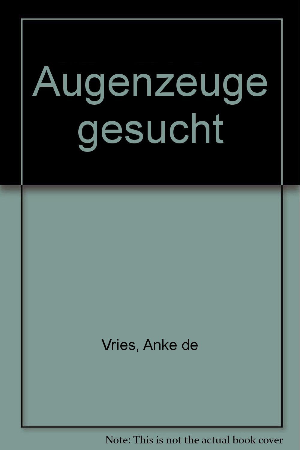 Augenzeuge gesucht Books