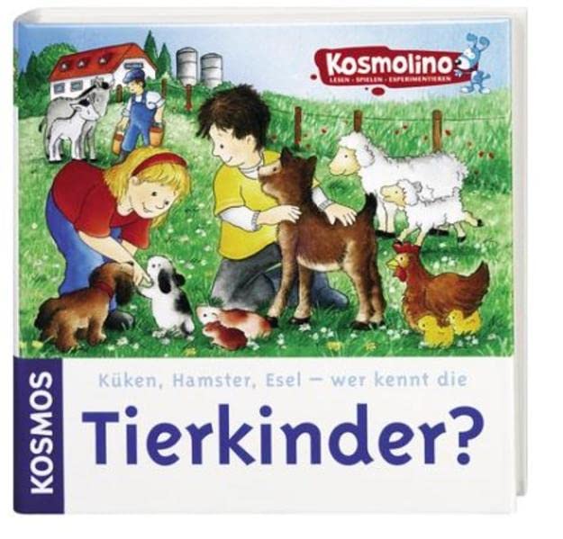 Kosmolino Sachbuch, Küken, Hamster, Esel-Wer kennt die Tierkinder? book