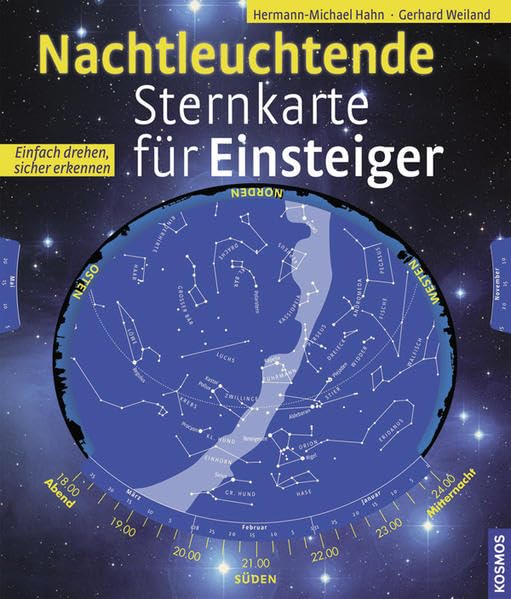 Nachtleuchtende Sternkarte für Einsteiger: Einfach drehen, sicher erkennen Leisure, Home & Garden