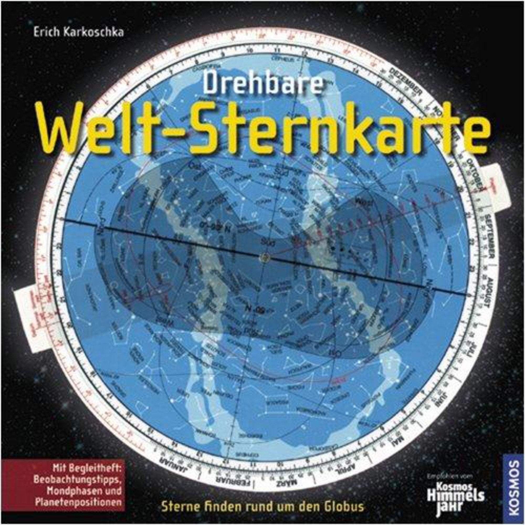 Drehbare Welt-Sternkarte: Für den nördlichen und südlichen Sternenhimmel Leisure, Home & Garden