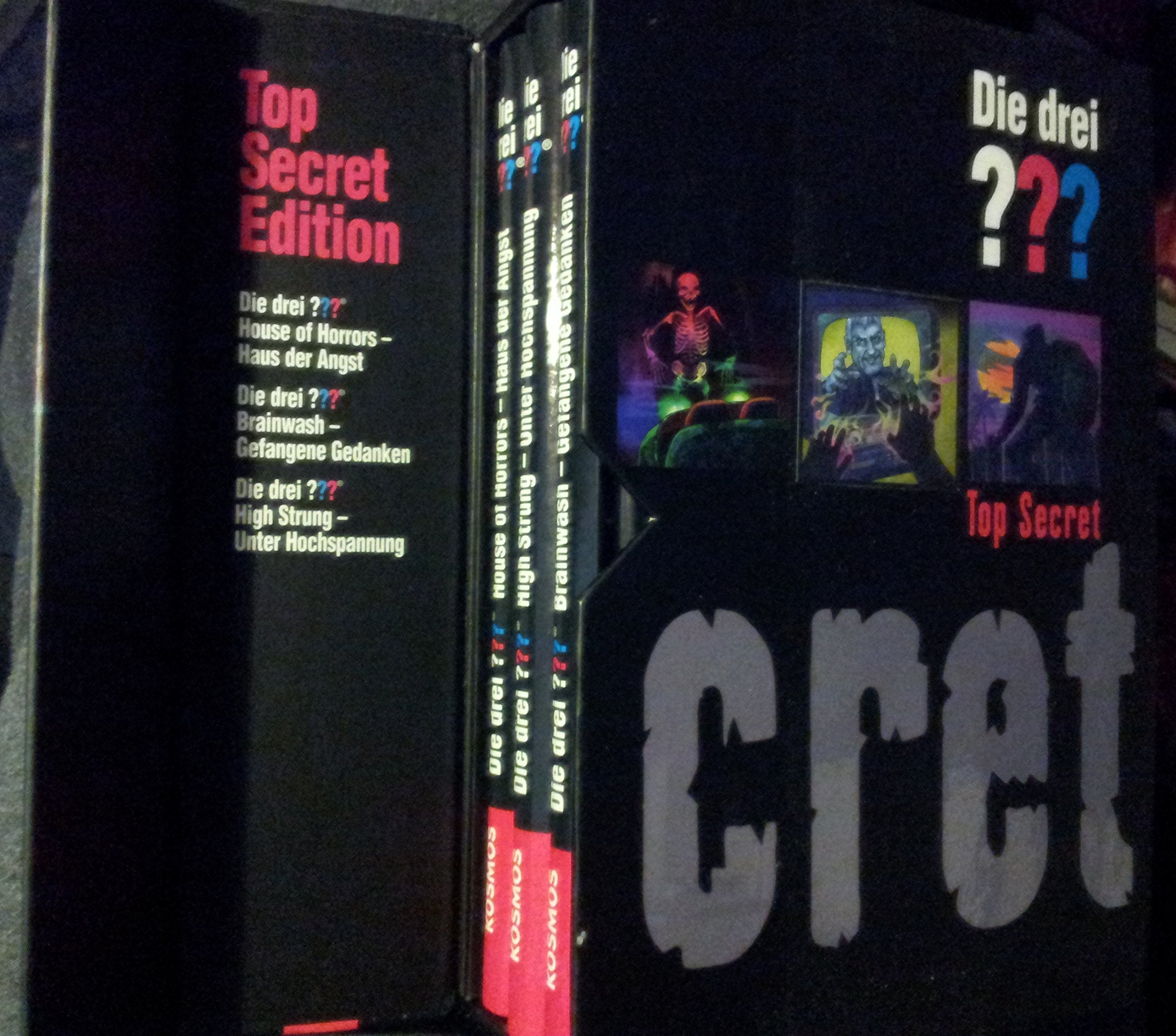 Die drei ??? Top Secret Edition: House of Horrors - Haus der Angst, Brainwash - Gefangene Gedanken, , High Strung - Unter Hochspannung Novels & Short Stories