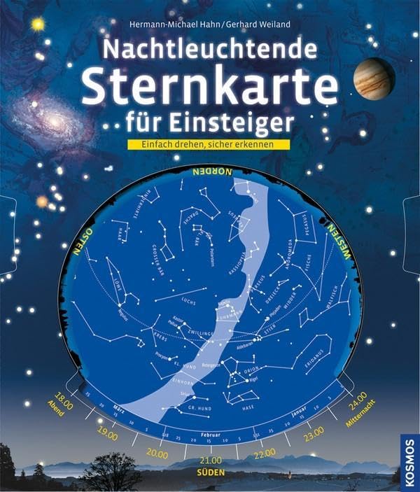 Nachtleuchtende Sternkarte für Einsteiger Natural Sciences