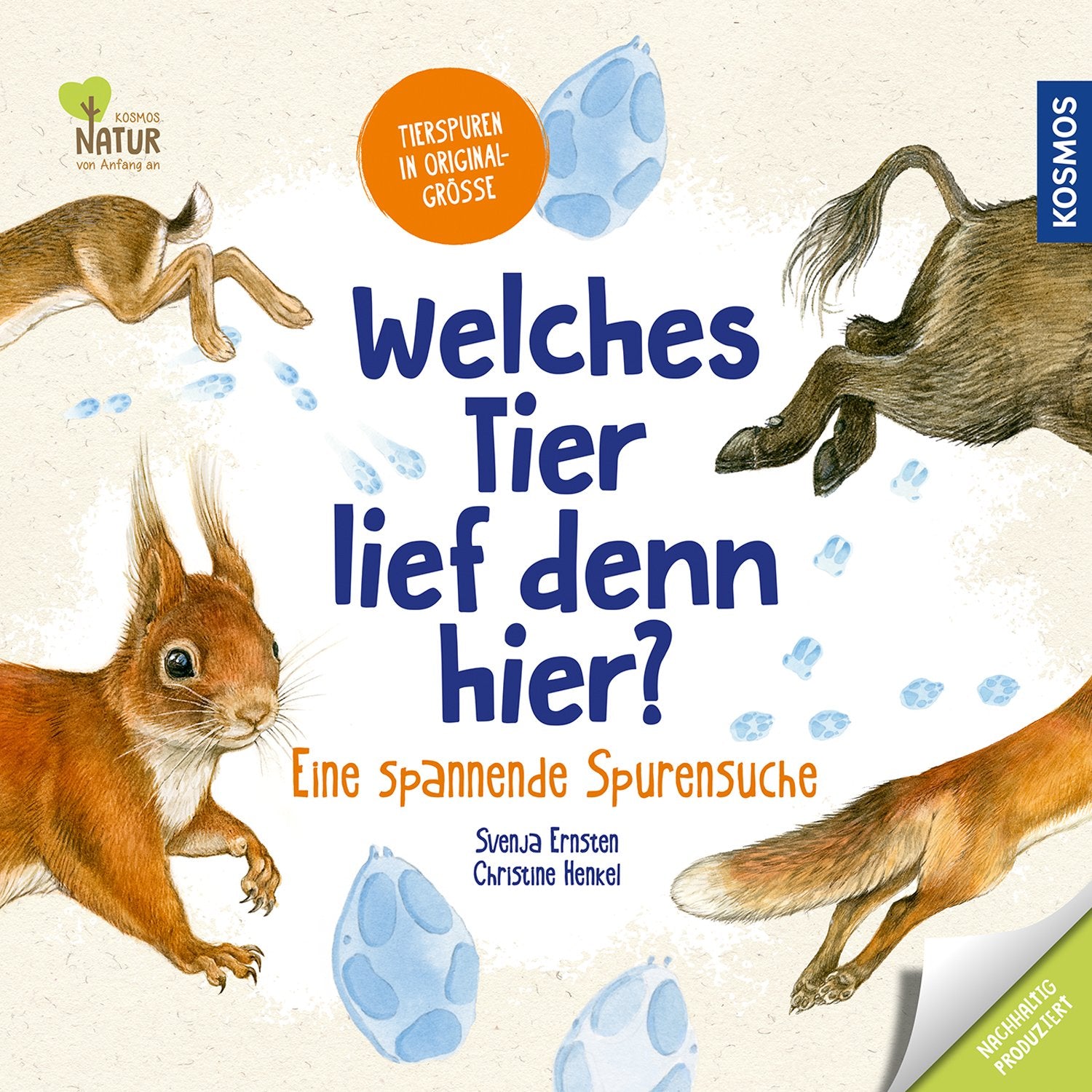 Welches Tier lief denn hier? Non-fiction books for kids