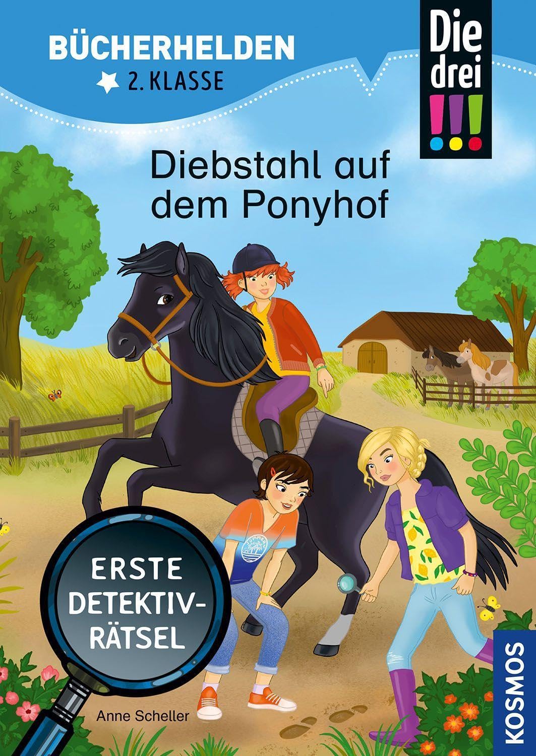 Die drei !!!, Bücherhelden 2. Klasse, Diebstahl auf dem Ponyhof Novels & Short Stories