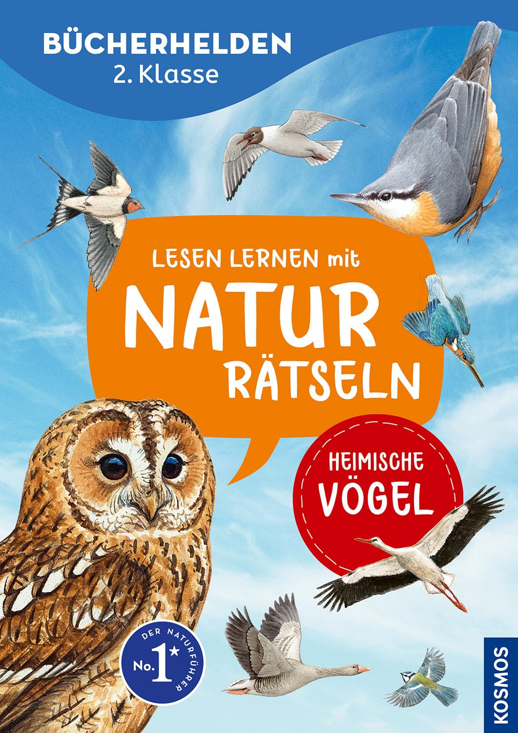 Lesen lernen mit Naturrätseln, Bücherhelden 2. Klasse, heimische Vögel Business & Technology