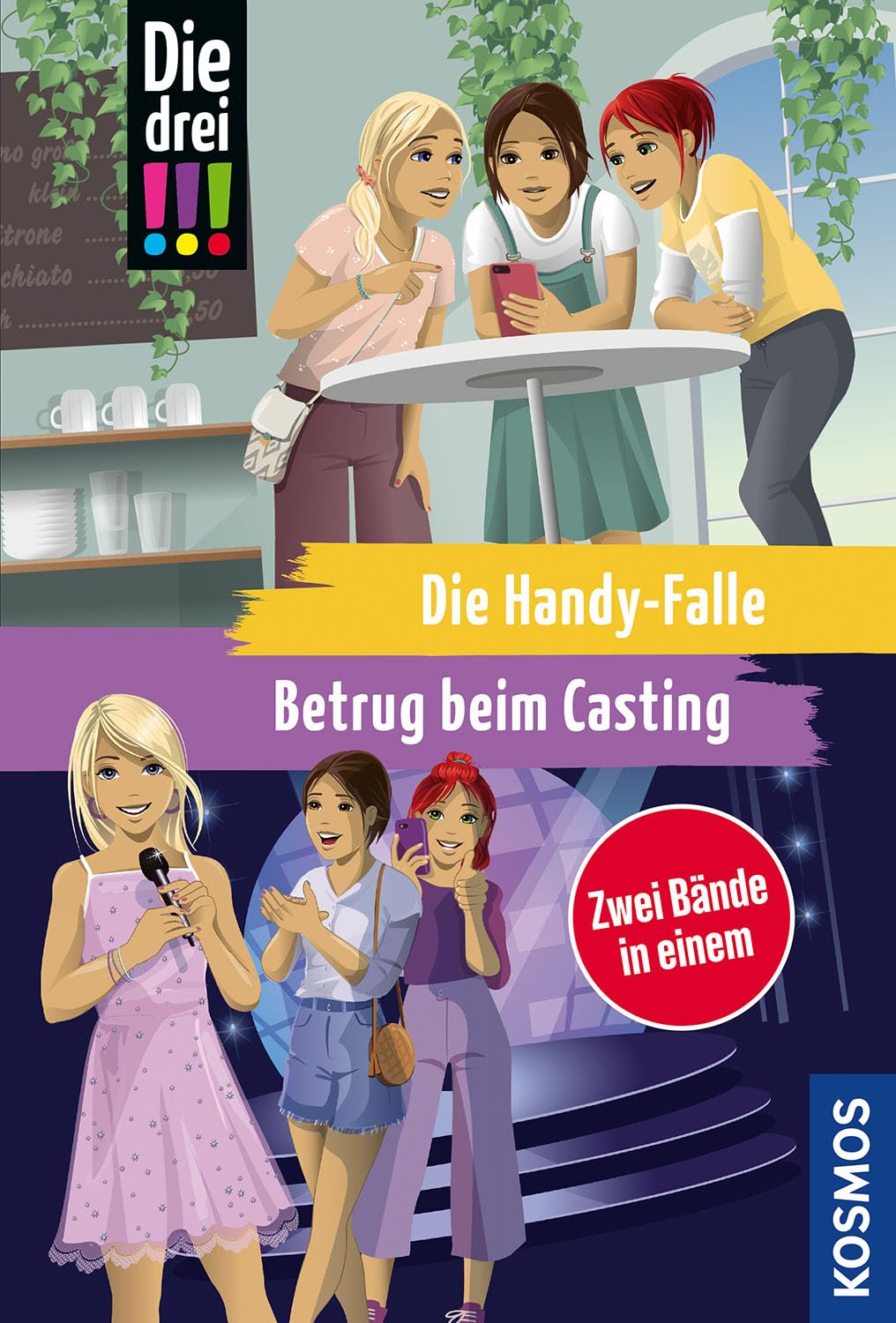 Die drei !!!, Die Handy-Falle / Betrug beim Casting (Doppelband) Novels & Short Stories
