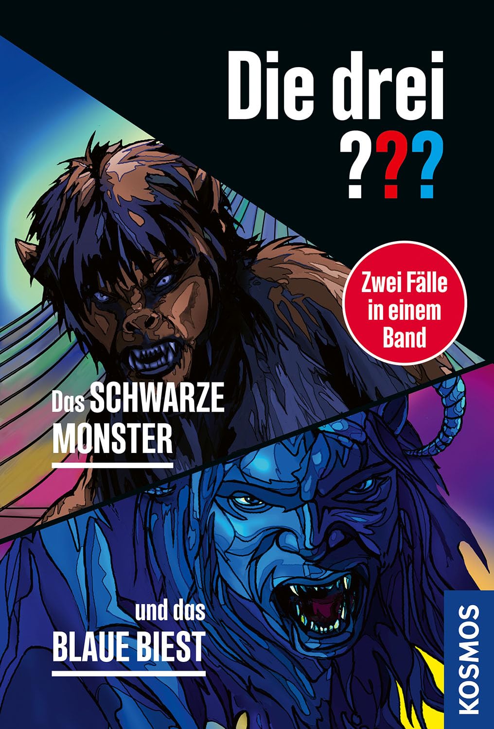 Die drei ???, Das schwarze Monster / und das blaue Biest (Doppelband) Novels & Short Stories