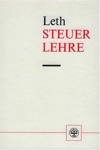 Steuerlehre Study Guides Books