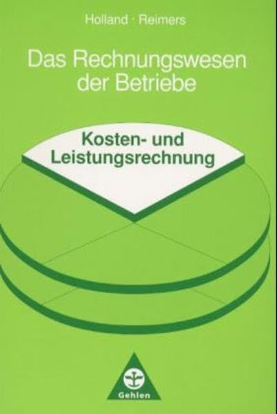 Das Rechnungswesen der Betriebe, Bd.2, Kosten- und Leistungsrechnung Study Guides
