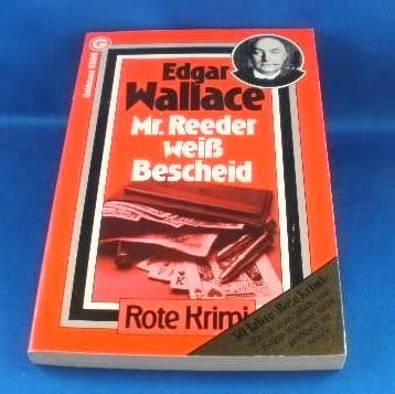 Mr. Reeder weiss Bescheid (Goldmann Krimi) Crime & Thrillers
