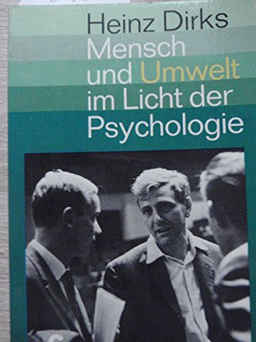 Mensch und Umwelt im Licht der Psychologie. Books