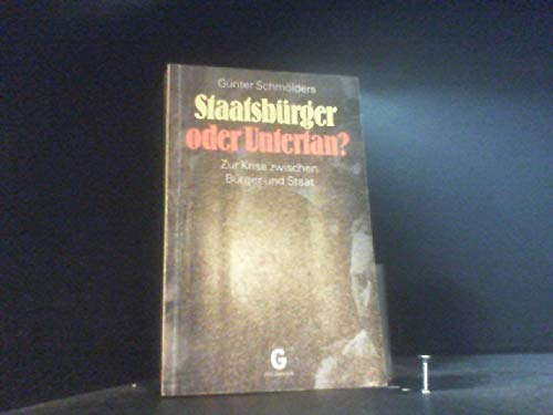 Product Image: Staatsbürger oder Untertan? Untersuchung.