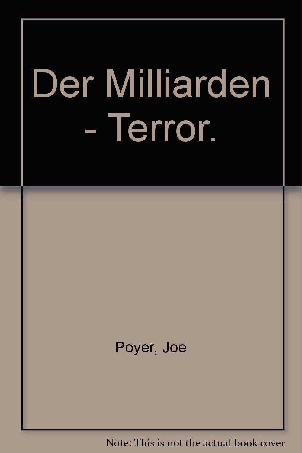 Der Milliarden - Terror. Books