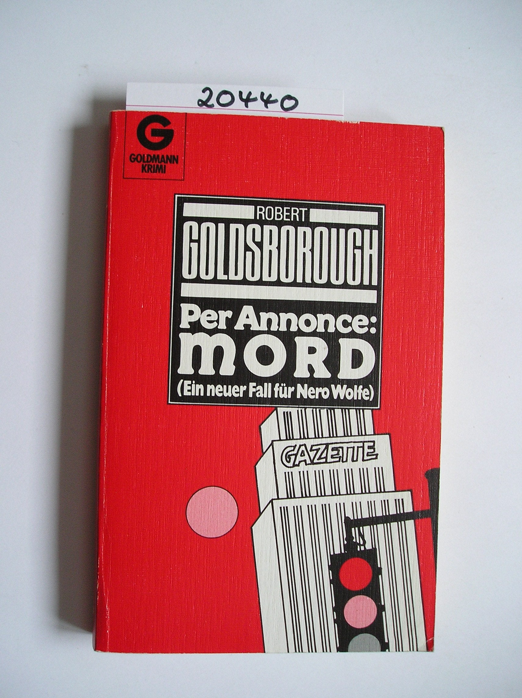 Per Annonce: Mord (Goldmann Krimi) Books
