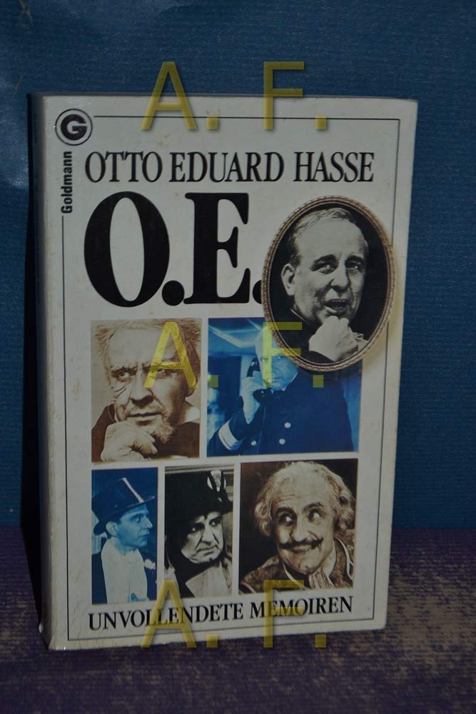 O. E. Unvollendete Memoiren. Memories