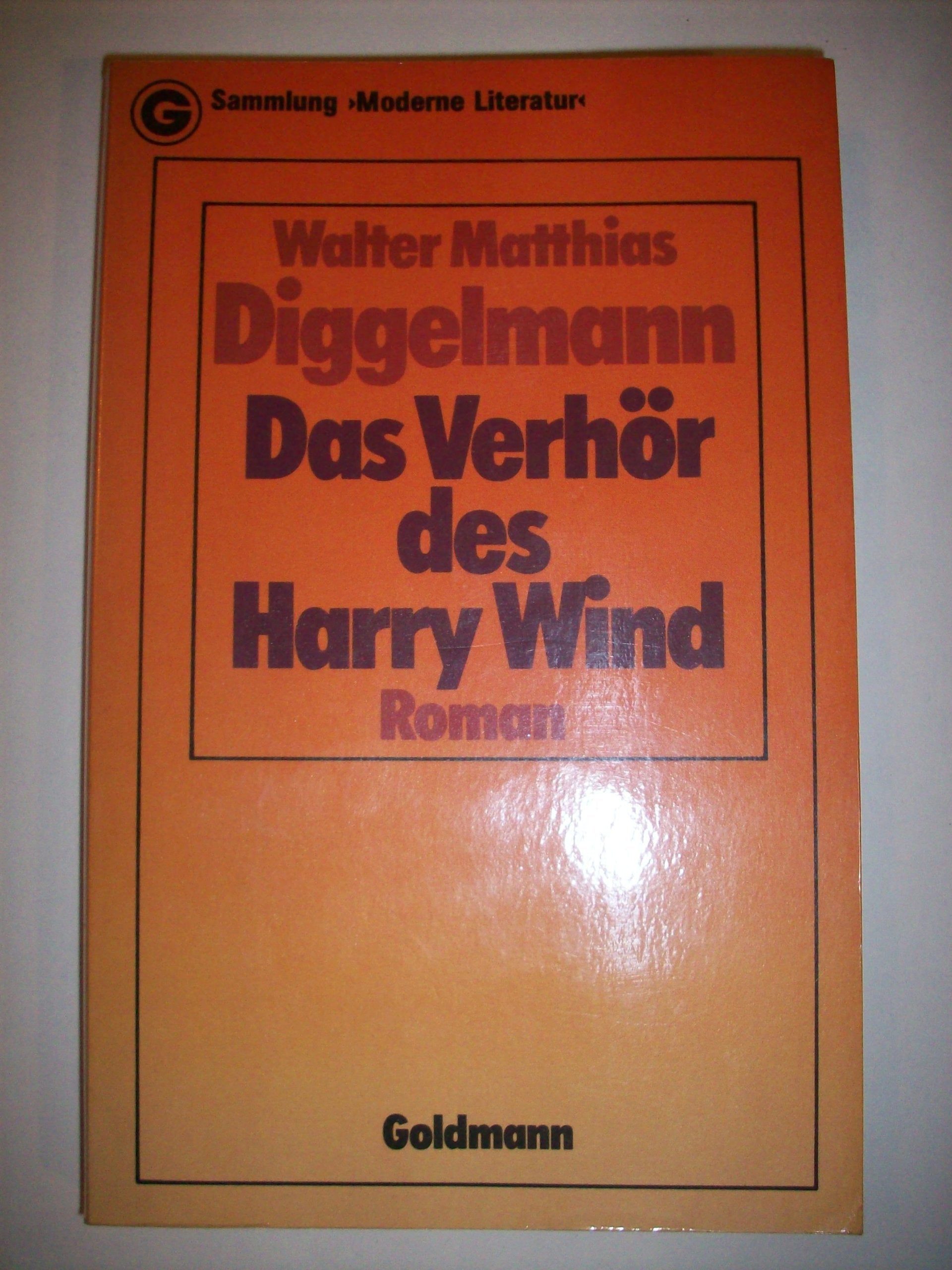 Product Image: Das Verhör des Harry Wind.