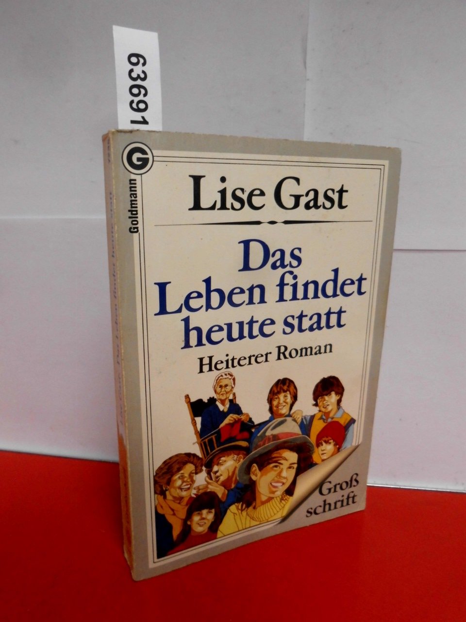Das Leben findet heute statt. Großschrift. Heiterer Roman. Books