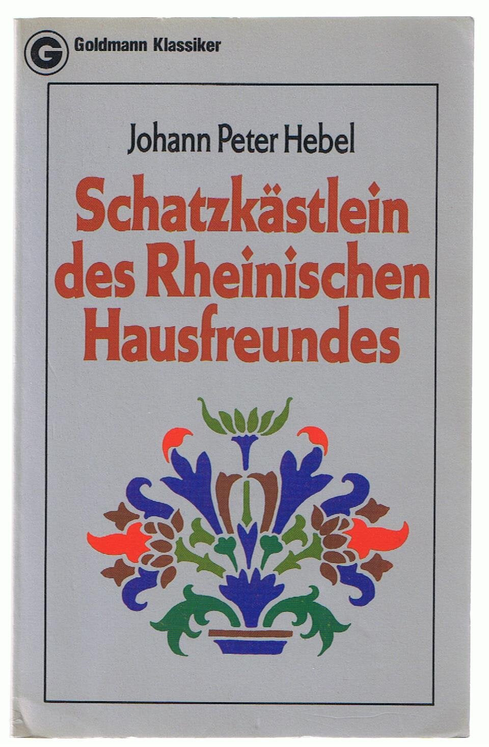 Schatzkästlein des Rheinischen Hausfreundes. Contemporary literature