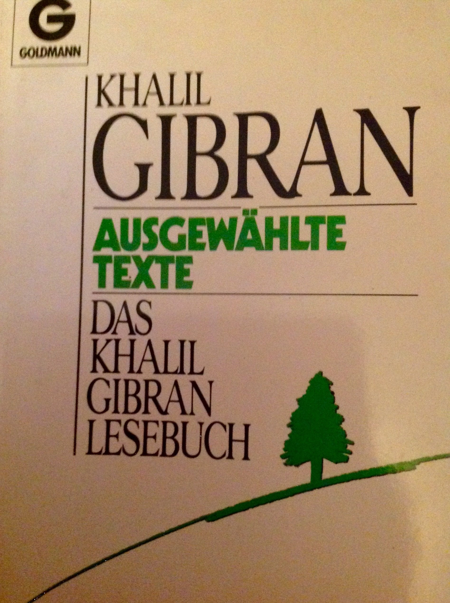 Ausgewählte Texte: Das Khalil Gibran-Lesebuch (Goldmann Allgemeine Reihe) Religion & Esotericism