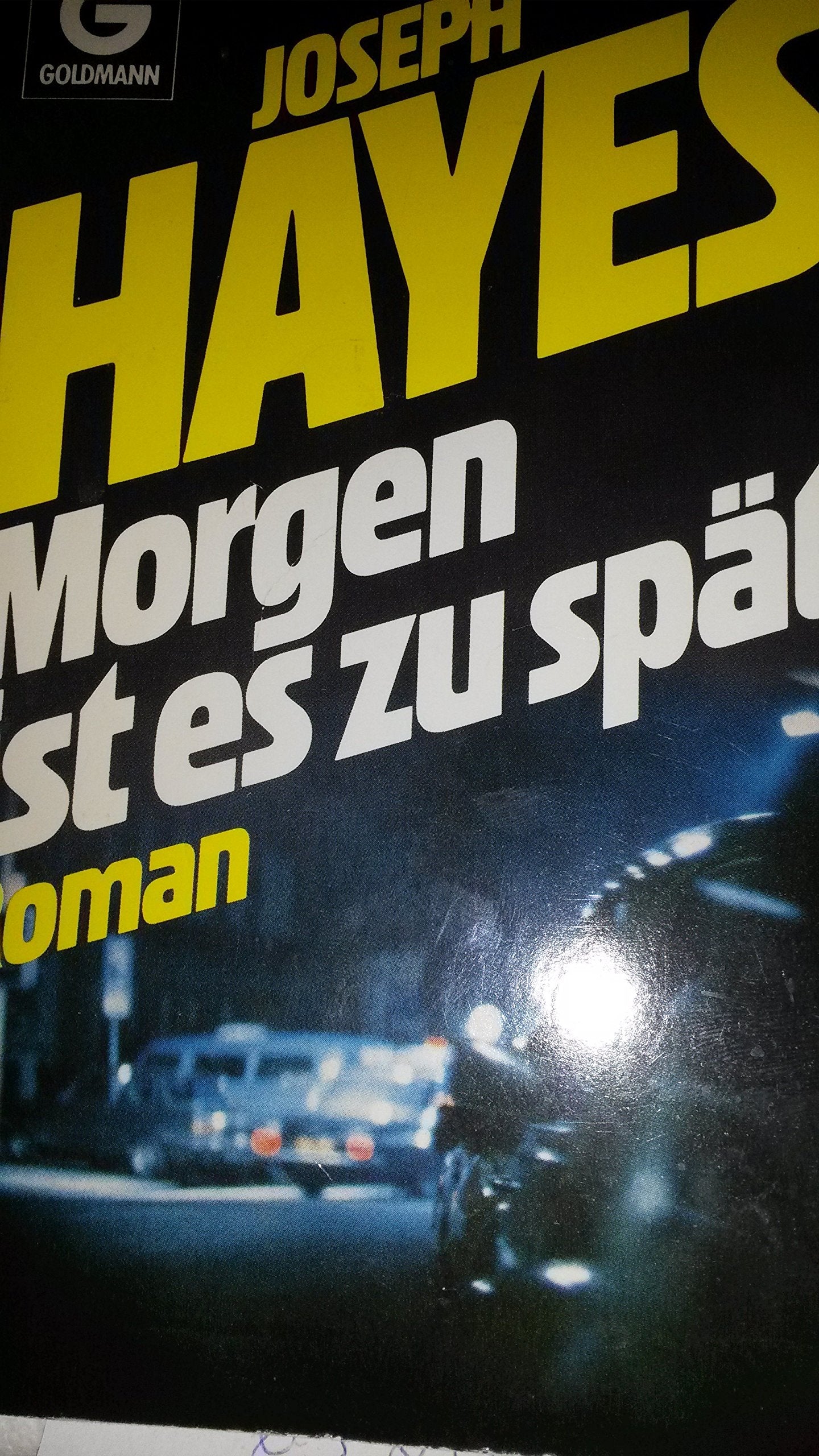 Morgen ist es zu spät. Roman. Books