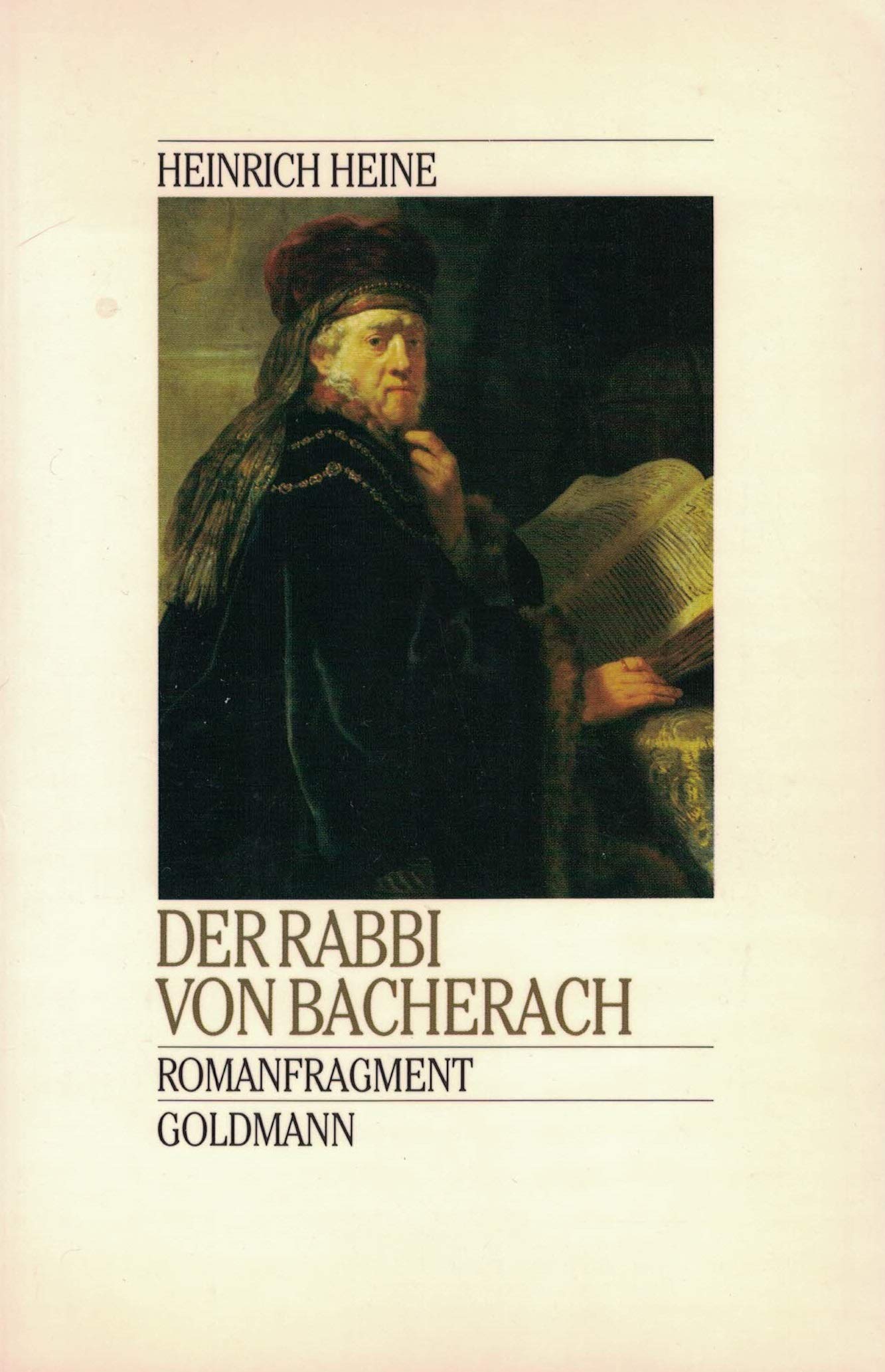 Der Rabbi von Bacherach. Romanfragment. ( Meisterwerke der Weltliteratur). Books