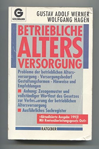 Betriebliche Altersversorgung Books