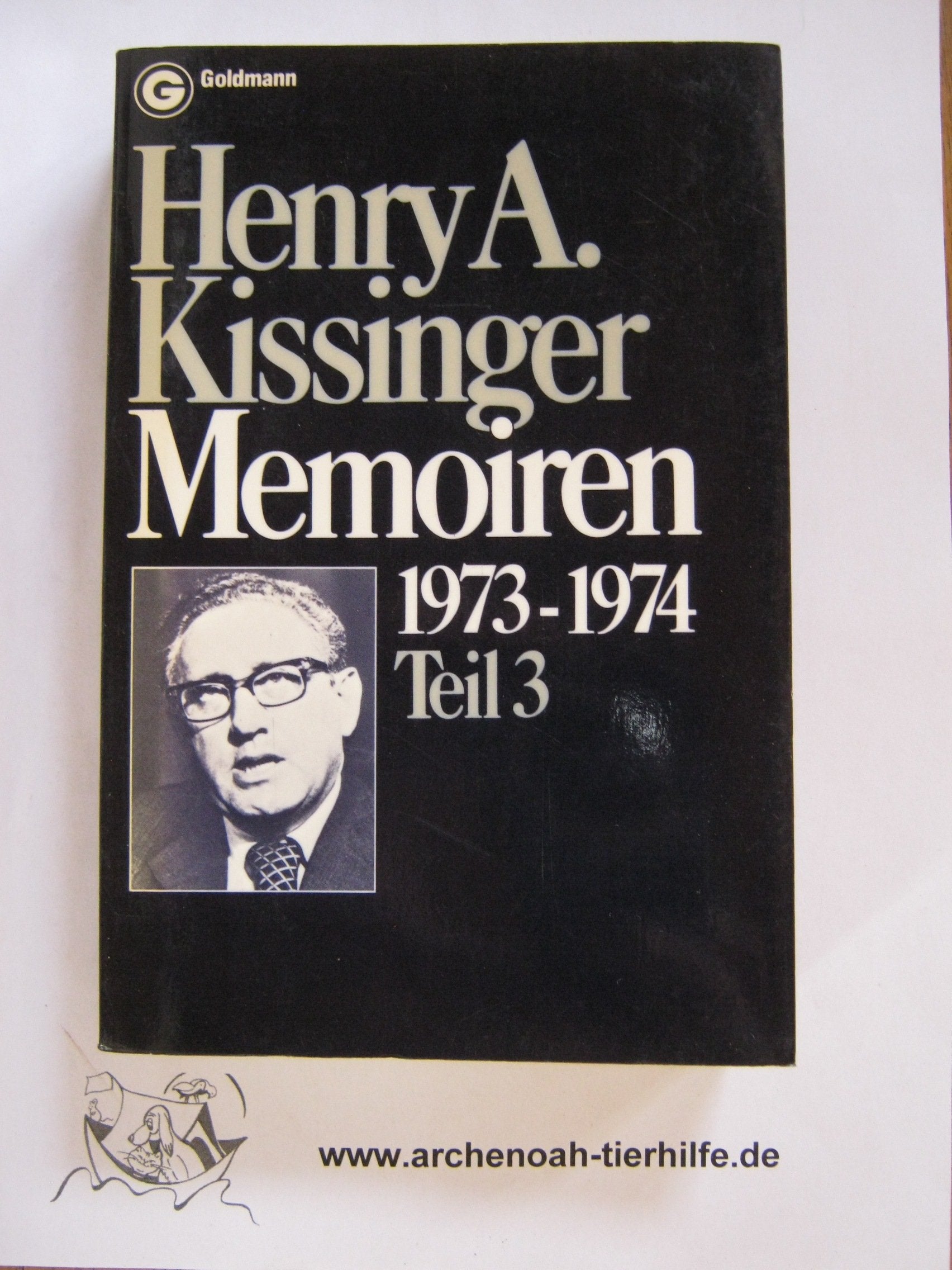Memoiren Teil 3, 1973 - 1974 Books