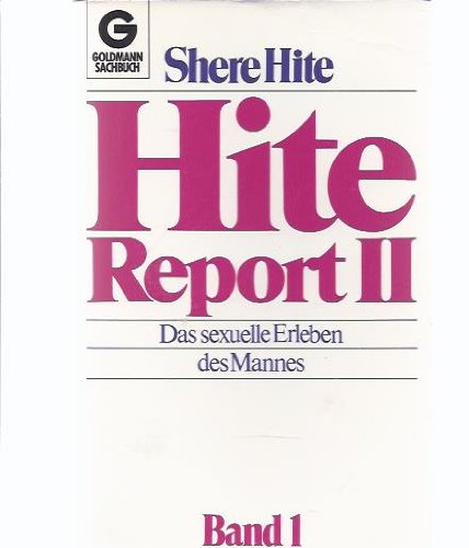 Hite Report II/1. Das sexuelle Erleben des Mannes. Books